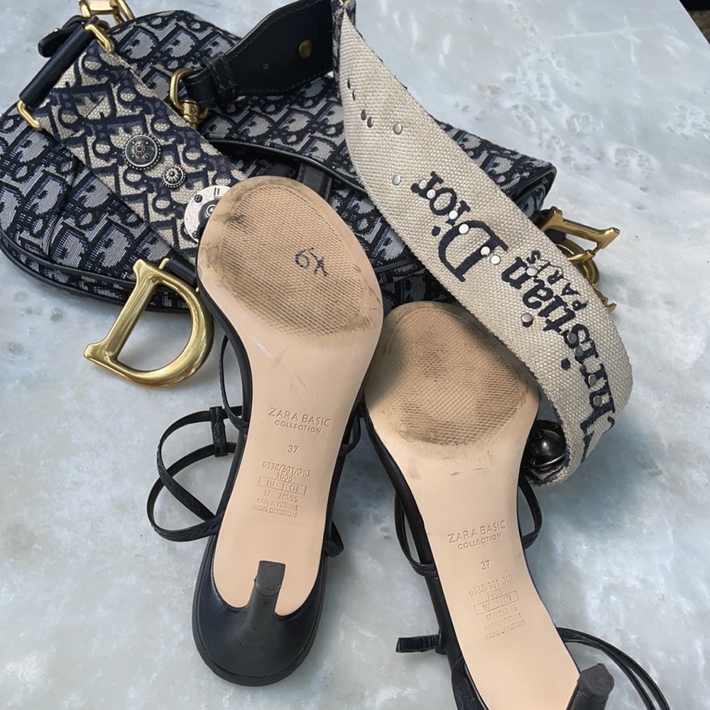 Zara SOLD OUT strappy minimalist heels - Picture 7 of 9